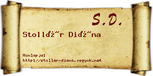 Stollár Diána névjegykártya